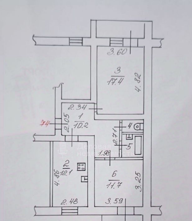 квартира г Великий Новгород ул Студенческая 15/2 фото 6