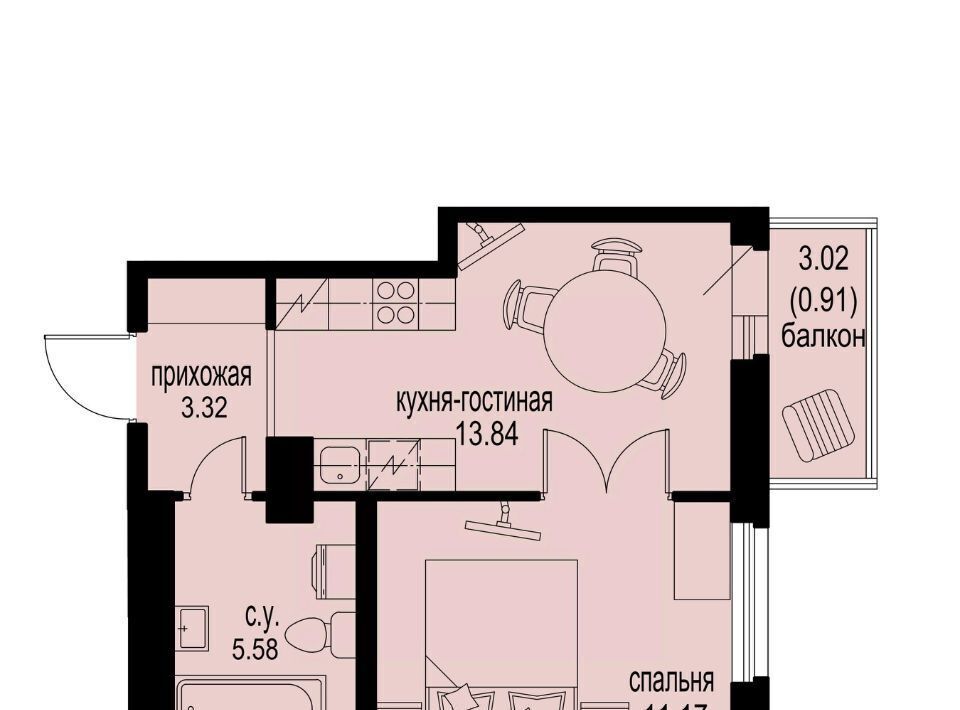 квартира р-н Всеволожский г Мурино Девяткино фото 1