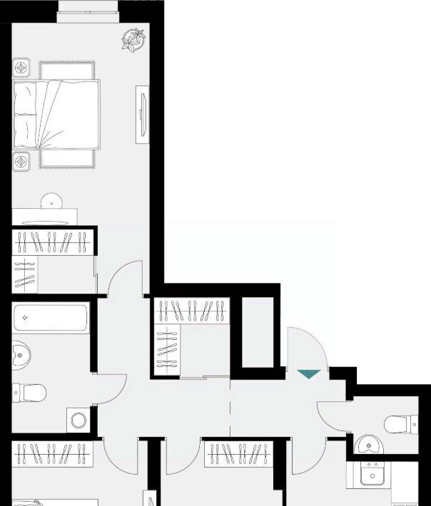 квартира г Казань Козья слобода 38-й кв-л фото 1