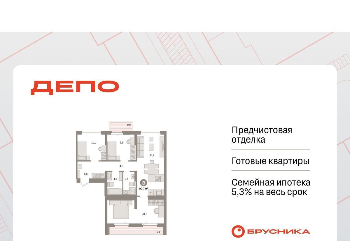 квартира г Екатеринбург Машиностроителей Старая Сортировка ЖК Квартал Депо Сортировочный жилрайон фото 1