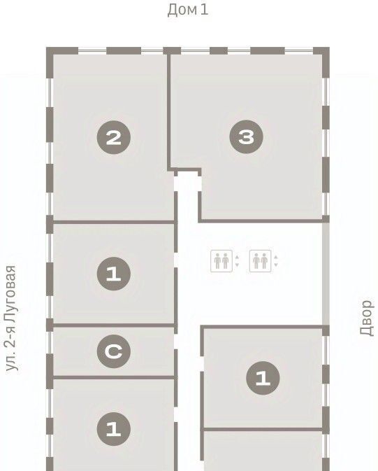 квартира г Тюмень р-н Центральный ул Мысовская 26к/2 фото 2