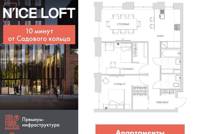 метро Волгоградский проспект ЖК Н'айс Лофт фото