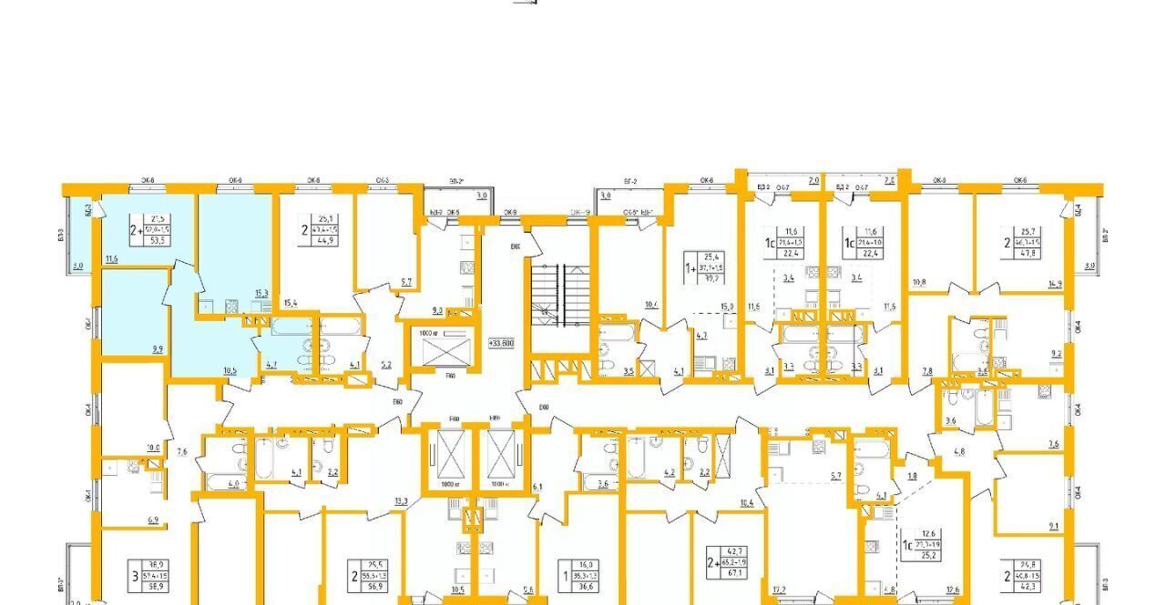 квартира г Уфа р-н Калининский ул им. Фронтовых бригад 15/2 фото 2