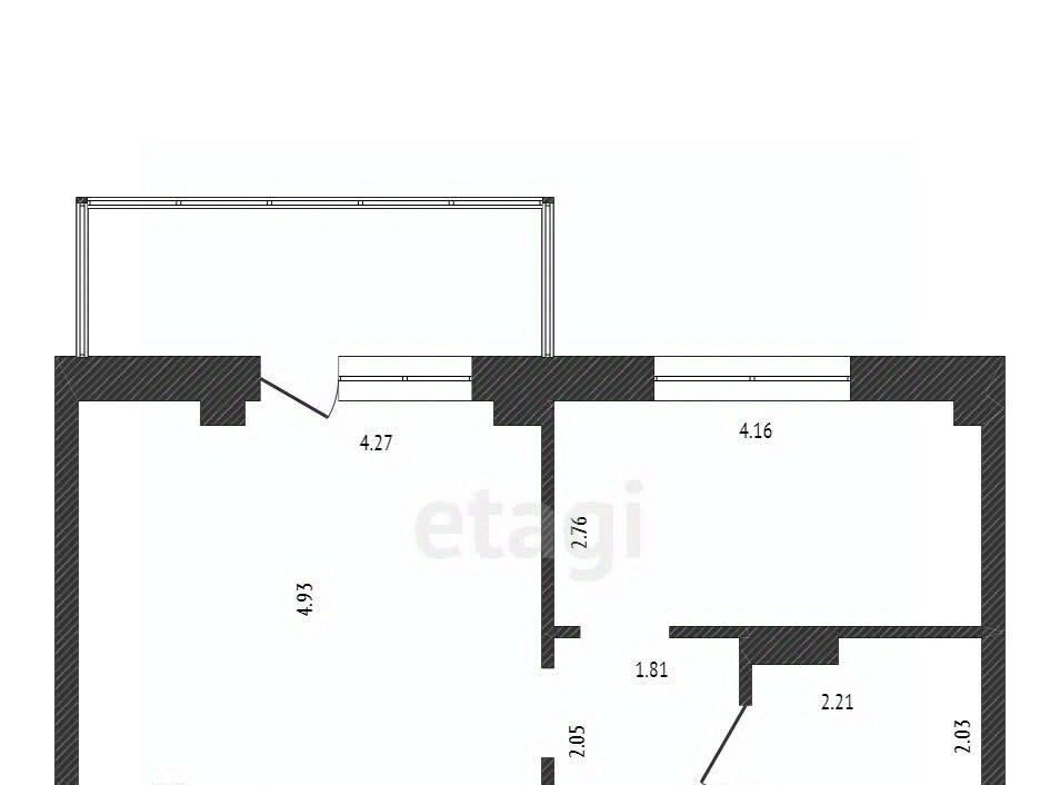 квартира г Красноярск р-н Октябрьский ул Борисова 42 фото 2