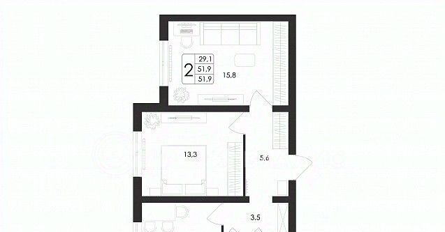 квартира г Воронеж р-н Центральный ул Загоровского 5/3 фото 1