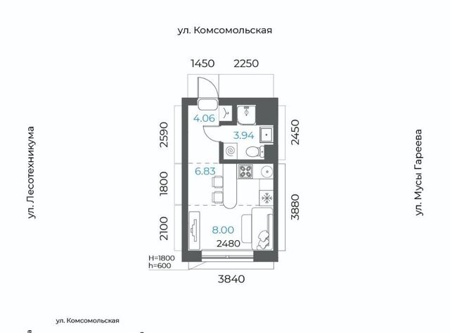 р-н Октябрьский микрорайон Глумилино-2 8-е Небо жилой комплекс фото