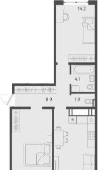 квартира г Краснодар р-н Центральный ул Колхозная 5/2 корп. 1 фото 2