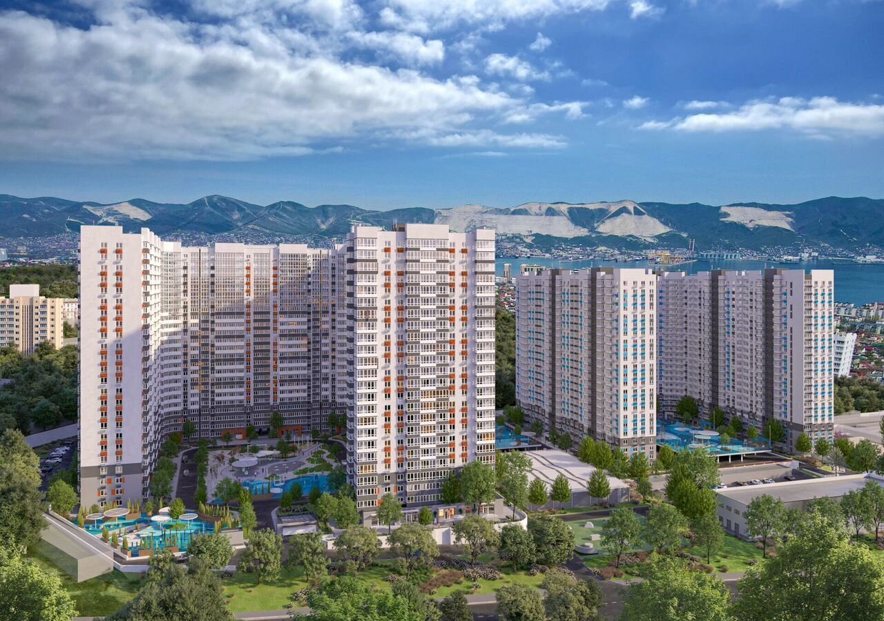 квартира г Новороссийск р-н Центральный ул Куникова 1 блок-секции 1-5 фото 5