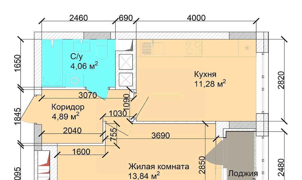 квартира г Кемерово р-н Заводский ул Дружбы 9 фото 2