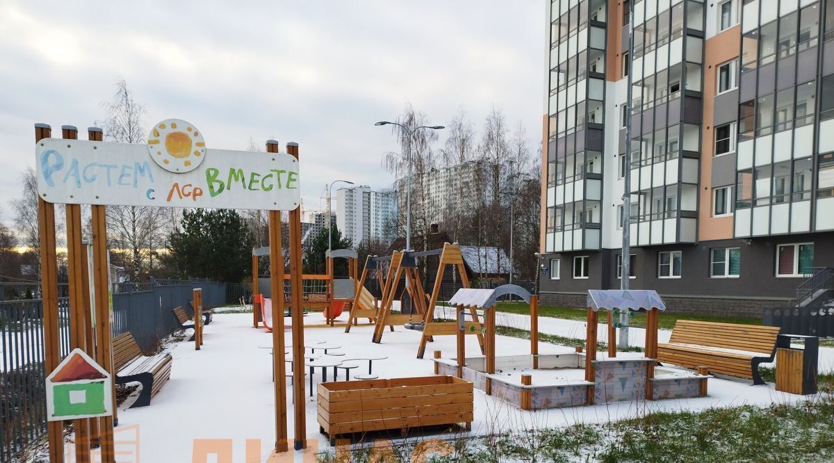 квартира г Санкт-Петербург метро Девяткино дор Муринская 9к/1 ЖК «Цветной город» округ Полюстрово фото 12