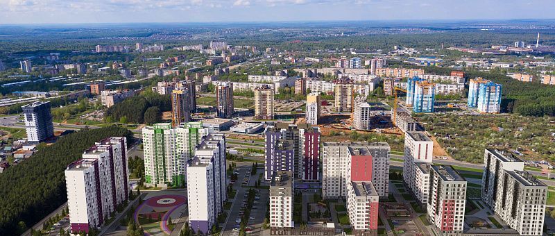 квартира г Ижевск р-н Индустриальный Культбаза ул Васнецова 10 ЖК «Ежевика» фото 1