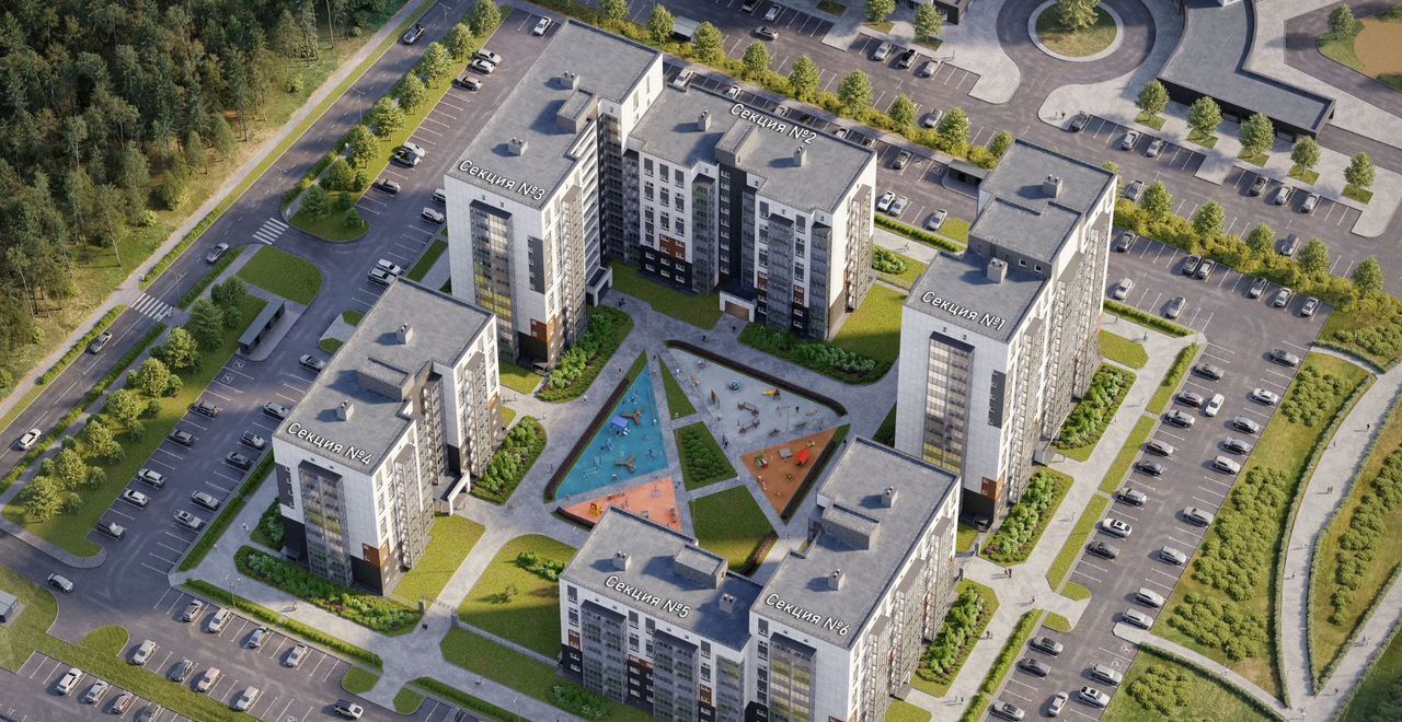 квартира г Петрозаводск р-н Древлянка Древлянка ул Оборонная 4 ЖК Сампо секц. 5 фото 2