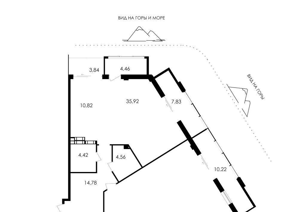 квартира г Алушта ул Парковая 7 ЖК апарт-комплекс Park Plaza фото 1