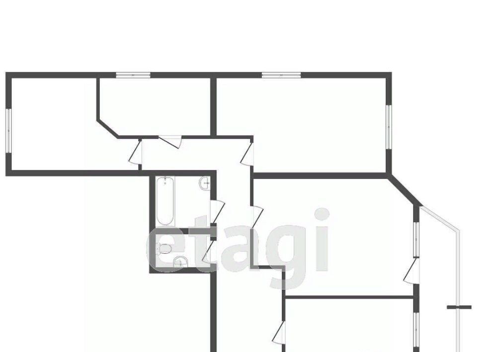 квартира г Екатеринбург Чкаловская ул Чкалова 240 фото 12
