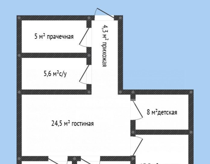 квартира г Махачкала р-н Ленинский ул Эльзы Ибрагимовой 31бк/2 фото 2