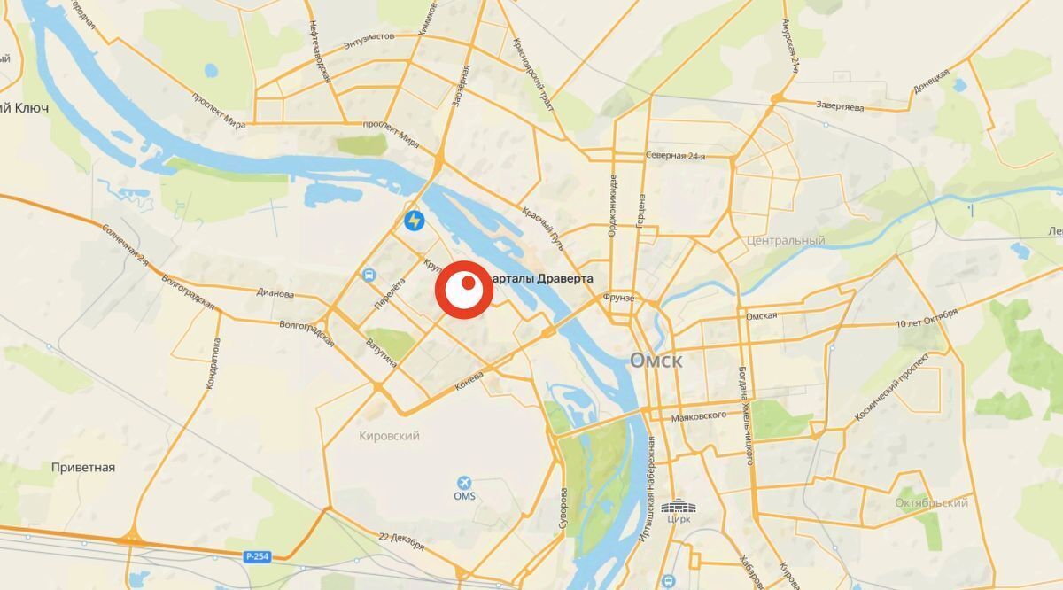 квартира г Омск р-н Кировский Кварталы Драверта Кировский АО фото 4