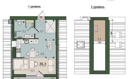 квартира г Калининград р-н Ленинградский ЖК «Русская Европа» ул. Суздальская/Молодой Гвардии, стр. 1 фото 2