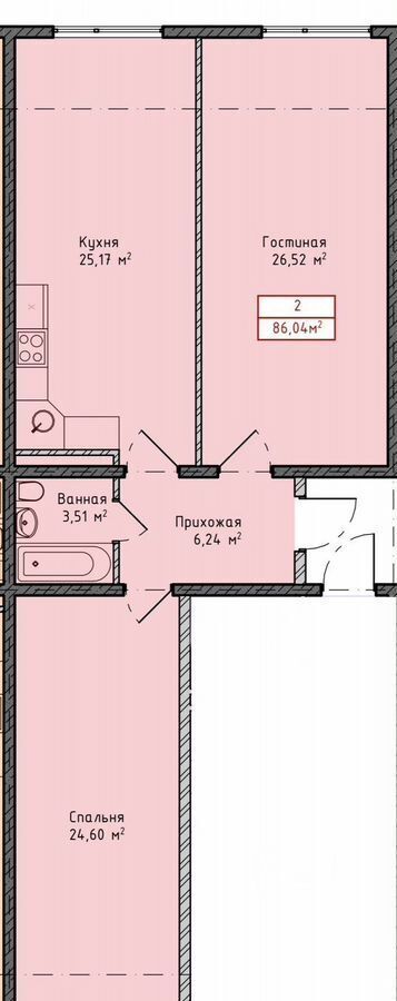 квартира г Махачкала р-н Кировский ул Даганова 139 Кировский внутригородской район фото 3