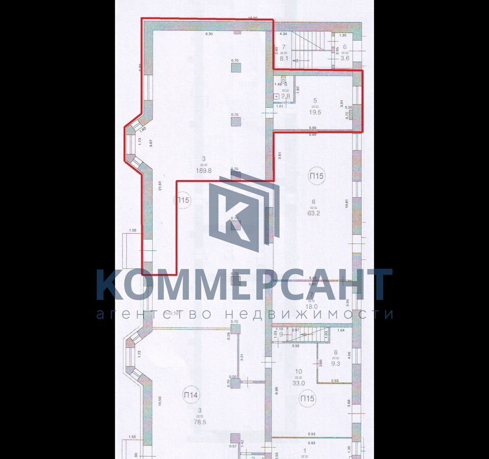 торговое помещение г Нижний Новгород р-н Московский Буревестник ул Чаадаева 22 фото 6