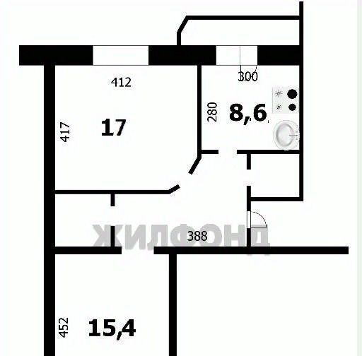 квартира г Новосибирск р-н Ленинский ул Связистов 3/1 Площадь Маркса фото 23