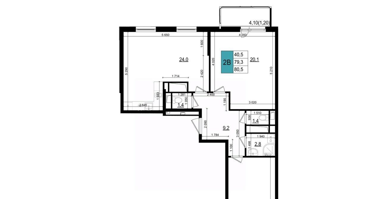 квартира г Одинцово БЗРИ Баковка 6-6А мкр, Одинцово-Сити жилой комплекс фото 1