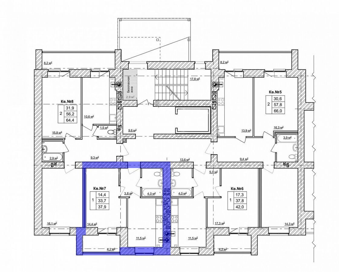квартира г Кострома р-н Заволжский ул Радиозаводская 14 фото 2