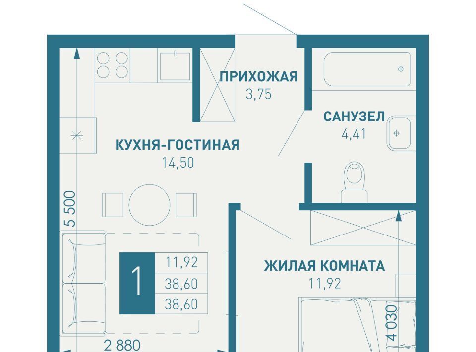 квартира г Краснодар п Березовый р-н Прикубанский Витаминкомбинат фото 1