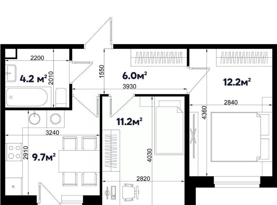 квартира г Краснодар р-н Прикубанский ул им. генерала Корнилова 16к/1 фото 1
