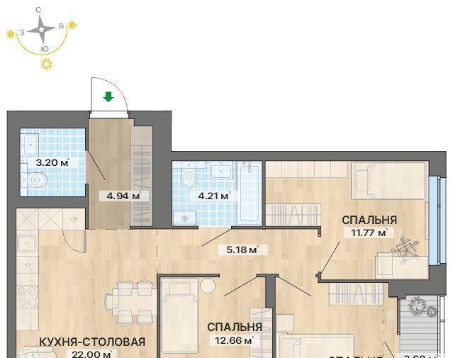 квартира г Екатеринбург пер Ударников 33 Площадь 1905 года фото 1