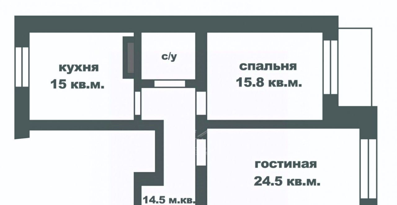 квартира г Москва п Первомайское д Горчаково ул Школьная 7к/1 Крёкшино фото 2