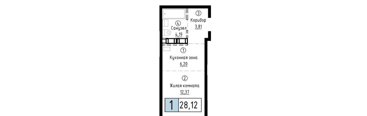 квартира г Хабаровск р-н Индустриальный пер Азовский 7 фото 2
