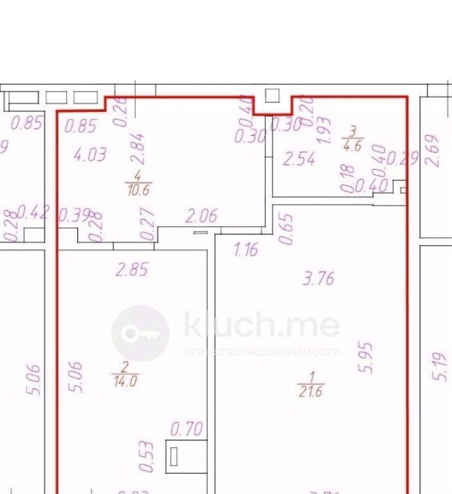квартира г Казань Суконная слобода ул Аэропортовская 25 фото 7