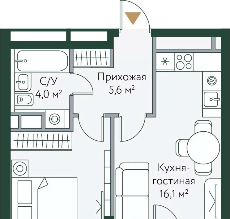 квартира г Волгоград р-н Советский ул Новосибирская 74 фото 1
