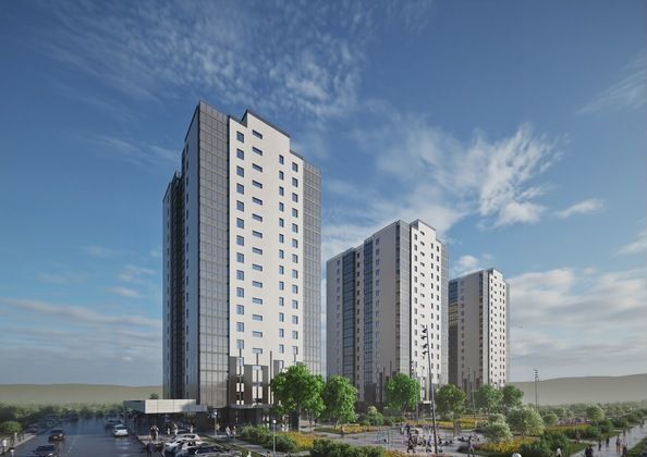 квартира г Красноярск р-н Октябрьский ул Калинина 1 фото 3