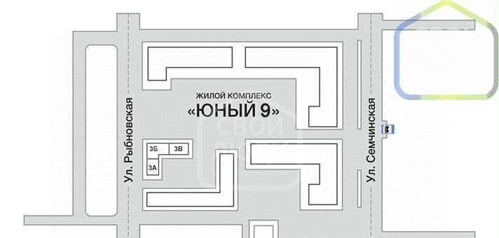 квартира г Рязань р-н Московский ул Семчинская 8 район Семчино фото 9