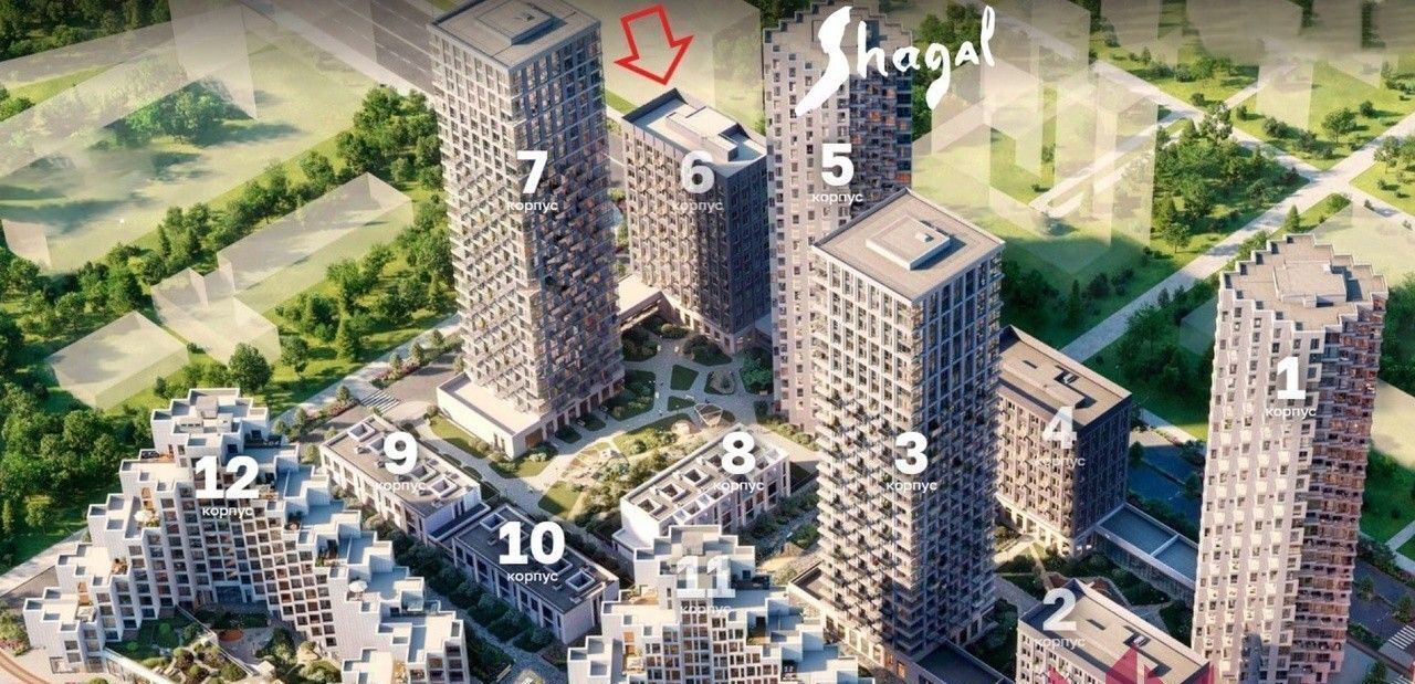 квартира г Москва метро ЗИЛ наб Марка Шагала 11к/3 фото 2