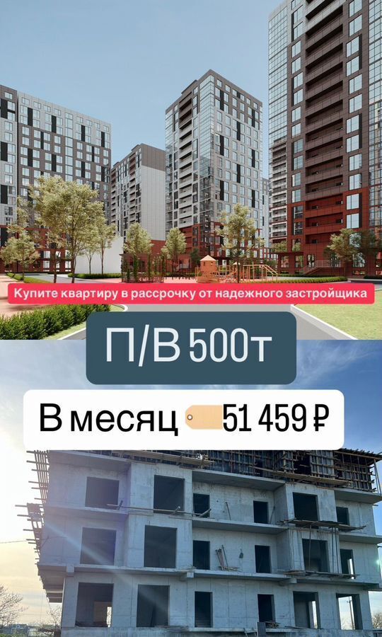квартира г Махачкала р-н Кировский ул Даганова 136 фото 1