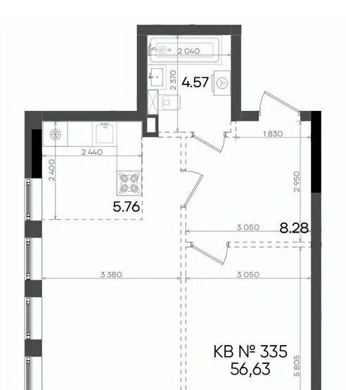 квартира г Казань метро Горки ул Аделя Кутуя 181ж фото 1