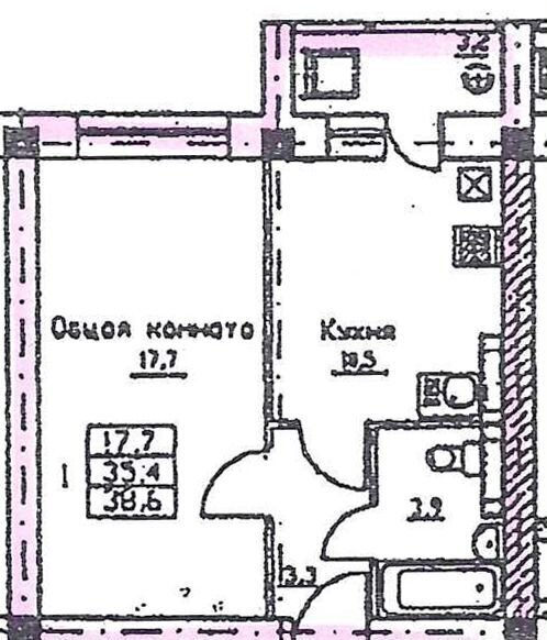квартира г Ставрополь р-н Ленинский ул Добролюбова 26 фото 32
