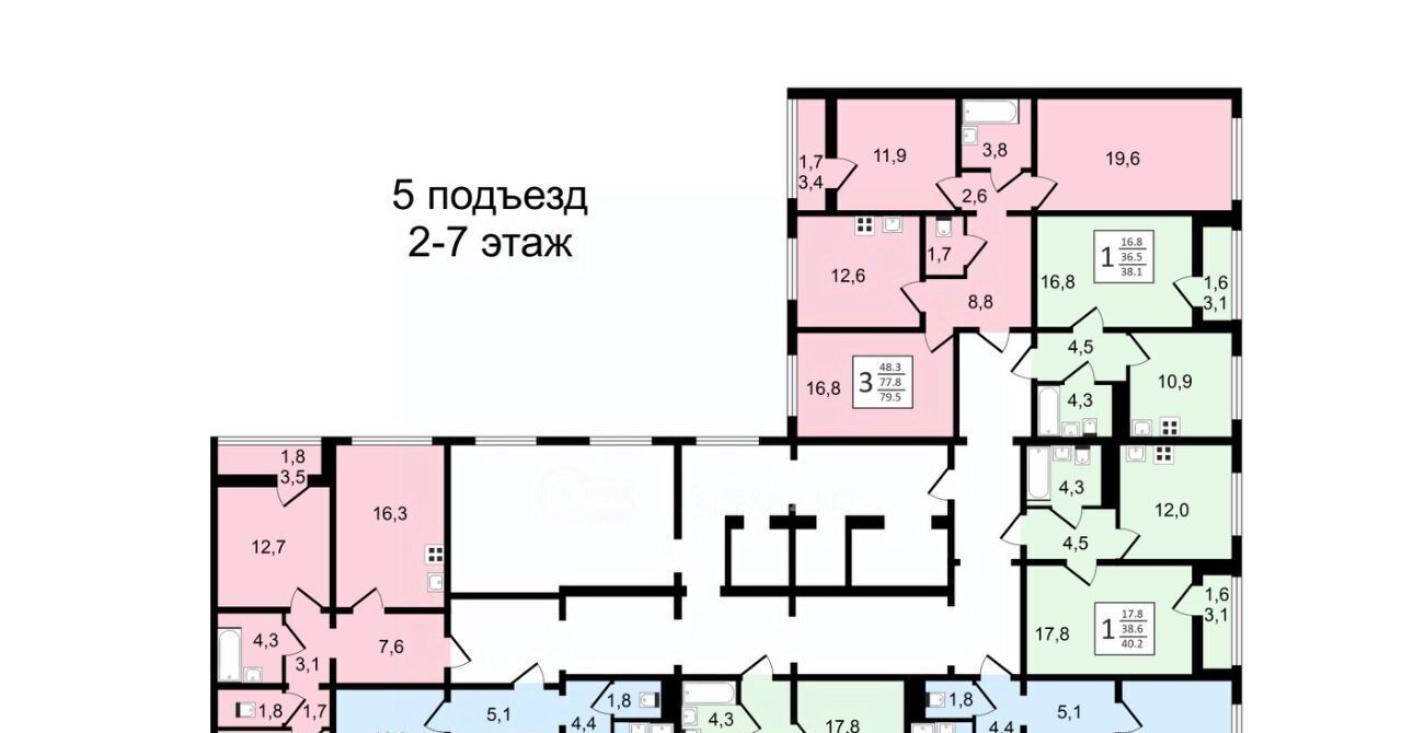 квартира г Воронеж р-н Центральный ул Пескова 6 фото 16