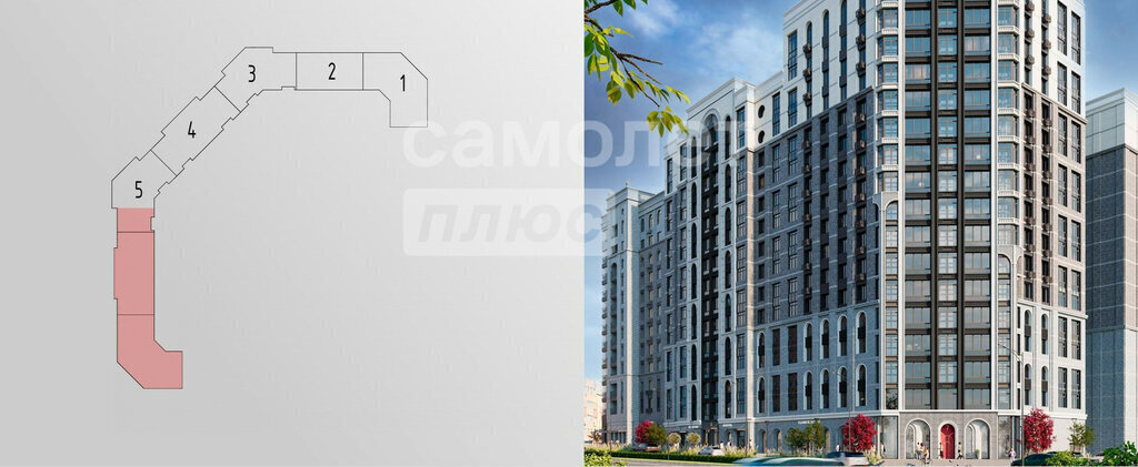 квартира г Липецк микрорайон Университетский ЖК «Архитектор» фото 9