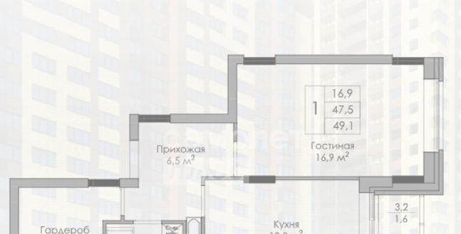 квартира г Липецк р-н Советский ул Московская 153 фото 19