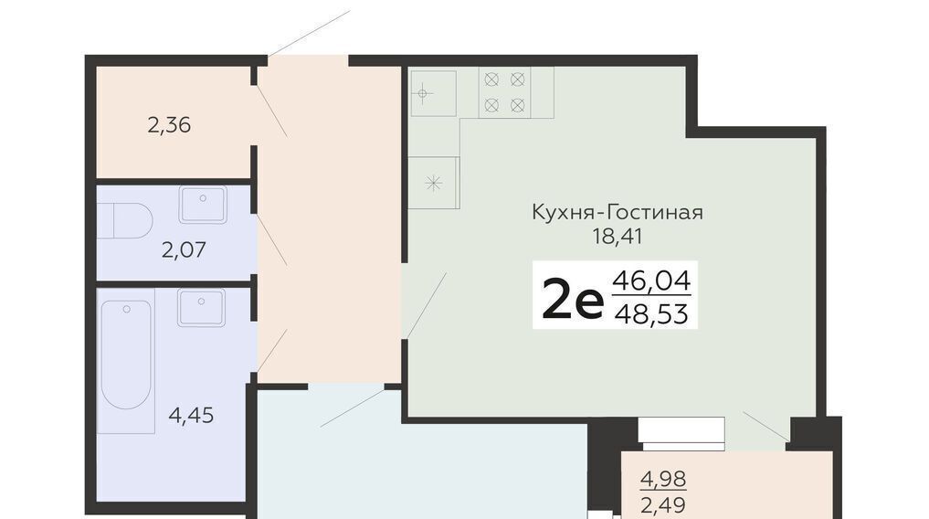 квартира г Воронеж р-н Советский Шилово ЖК «Авиапарк» фото 1