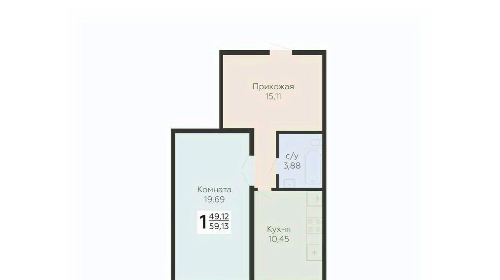 квартира г Самара п Мехзавод кв-л 3-й 8 Юнгородок фото 1