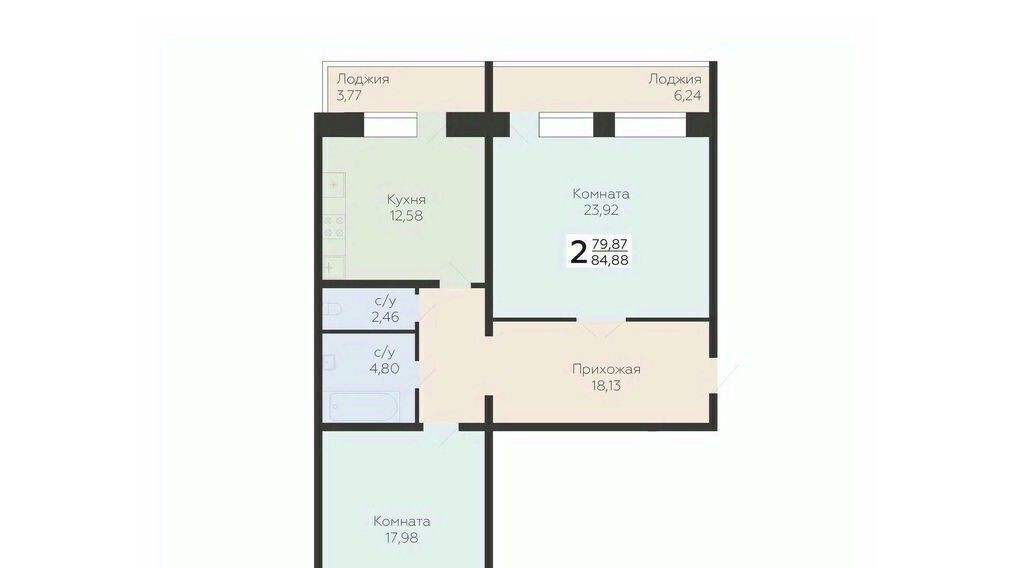 квартира г Самара п Мехзавод кв-л 3-й 8 Юнгородок фото 1