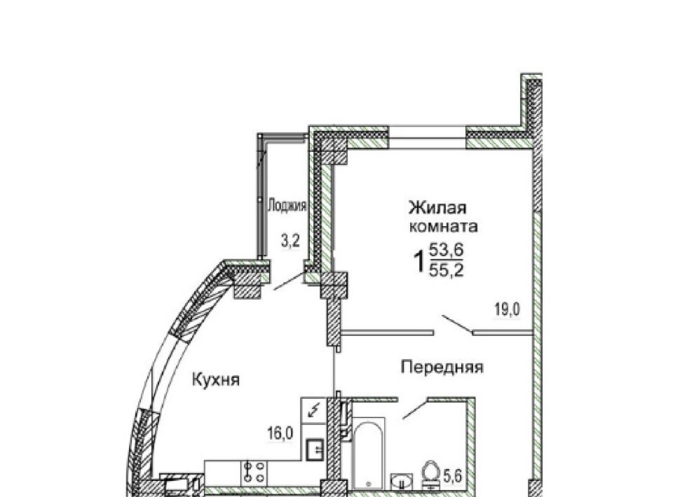 квартира г Владивосток п Трудовое ул Мандельштама 7к/2 фото 1