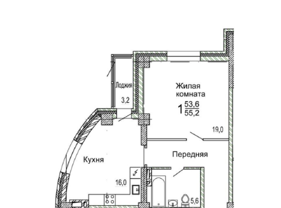 квартира г Владивосток п Трудовое ул Мандельштама 7к/1 фото 1