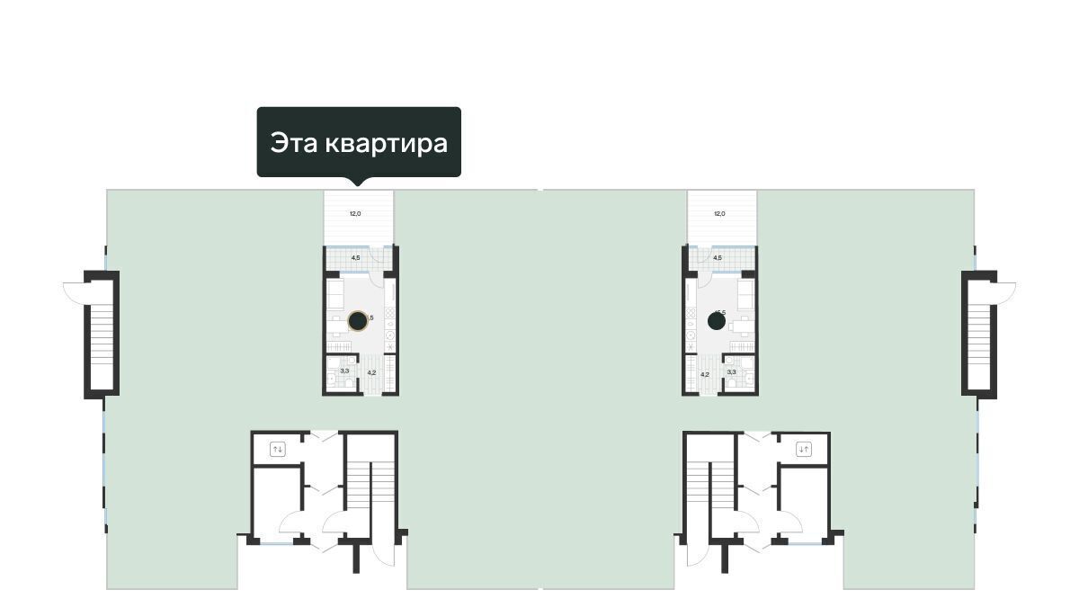 квартира г Тюмень р-н Калининский ул Игоря Комиссарова 8 фото 2