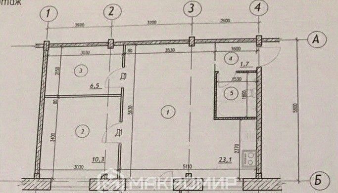 квартира г Сургут ул Энтузиастов 37 2-й фото 2