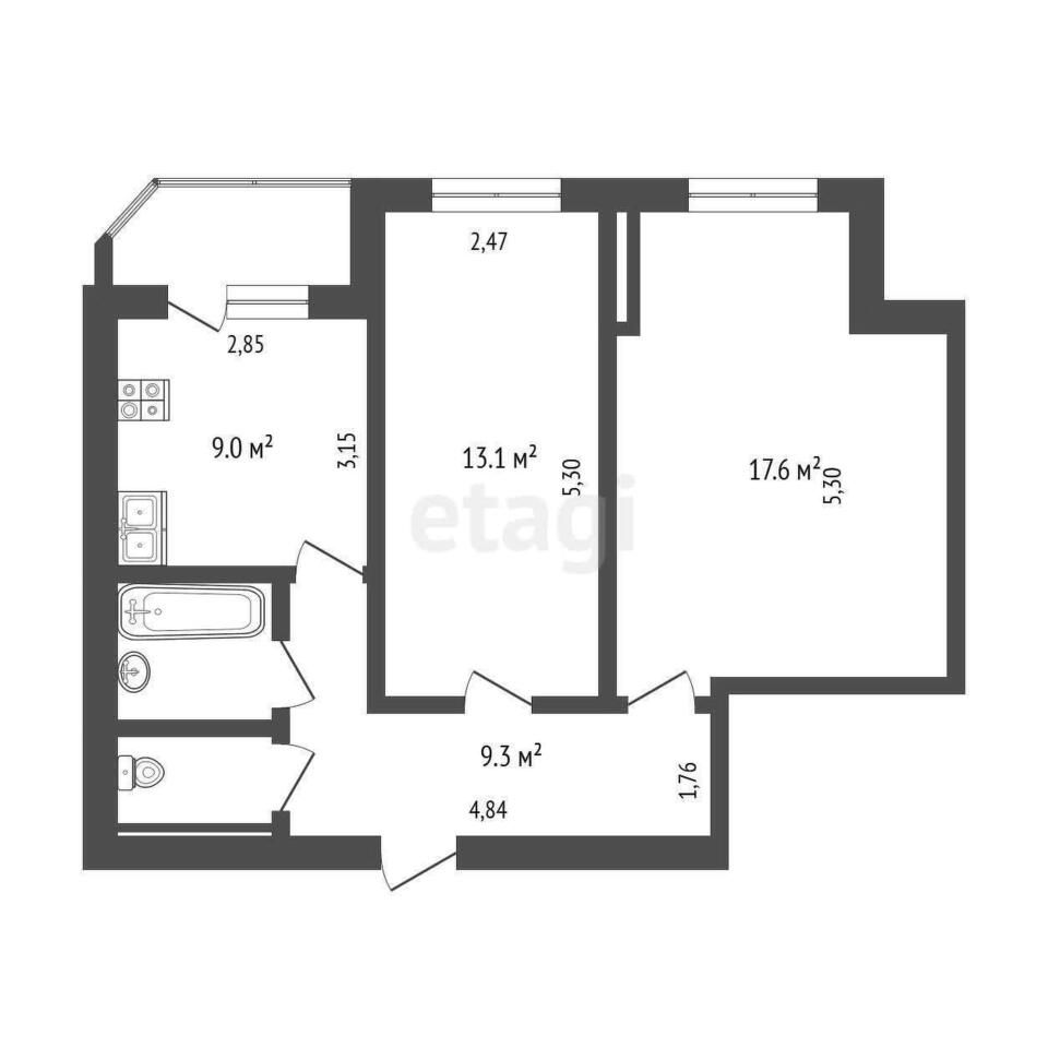 квартира г Надым п Лесной 12а фото 18